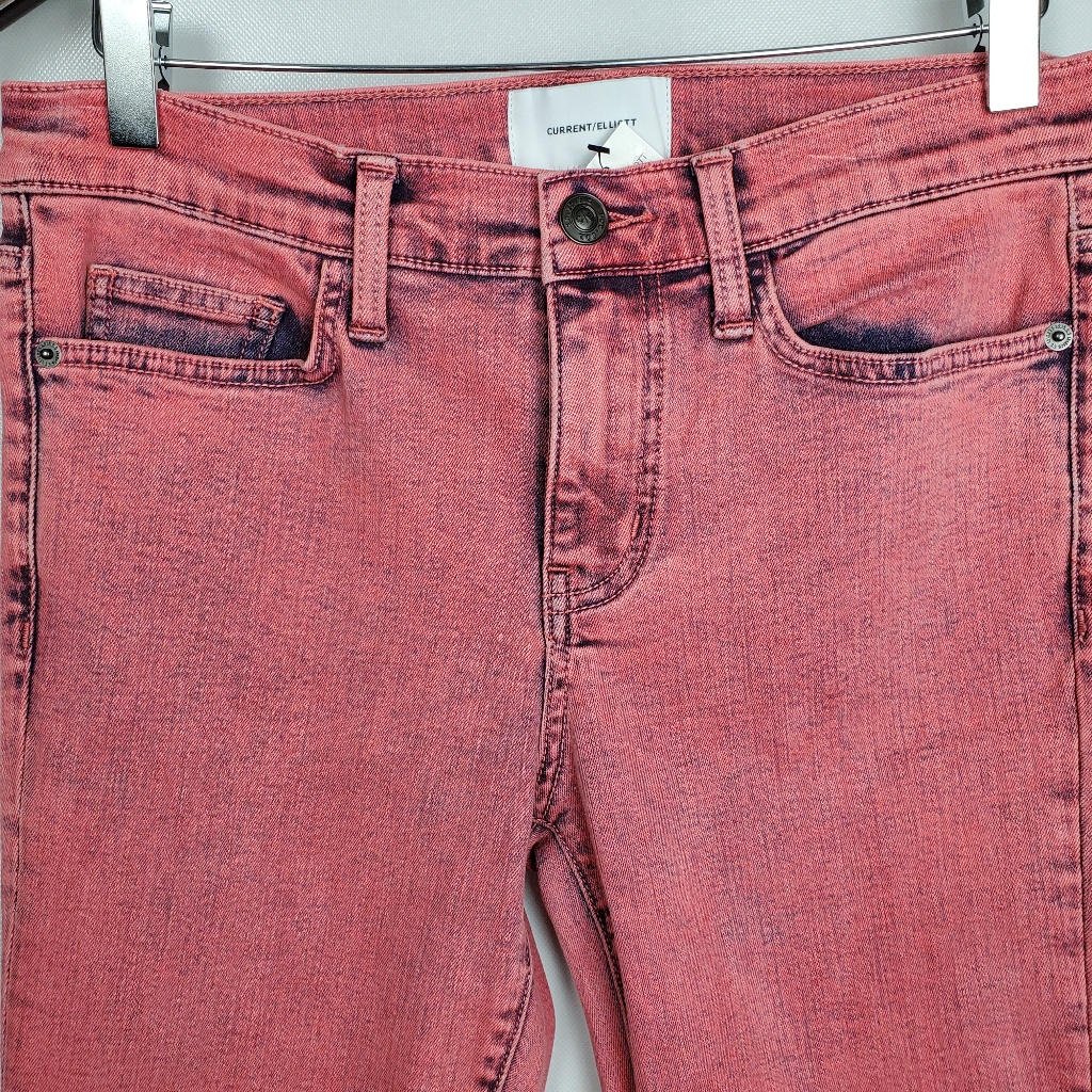 Current Elliott | Stiletto Jeans In Acid Pink